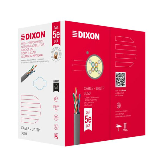 CABLE DE RED CAT-5e DIXON 3050 – ROLLO 305 m CCA