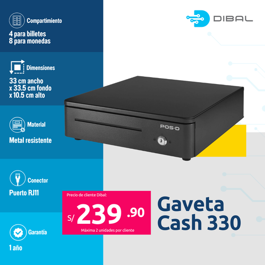 Gavetas de dinero PRO CASH 330