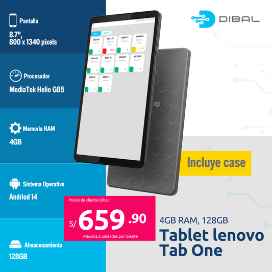 Tablet, Lenovo Tab One