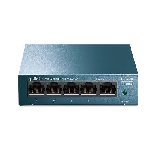 Switch 5 Puertos TP link Gigabit Ls105G Metal