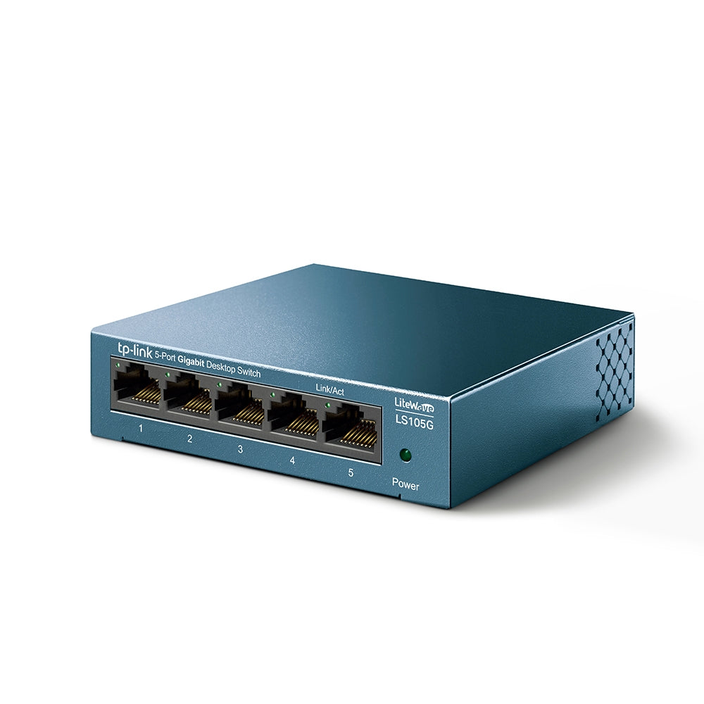 Switch 5 Puertos TP link Gigabit Ls105G Metal