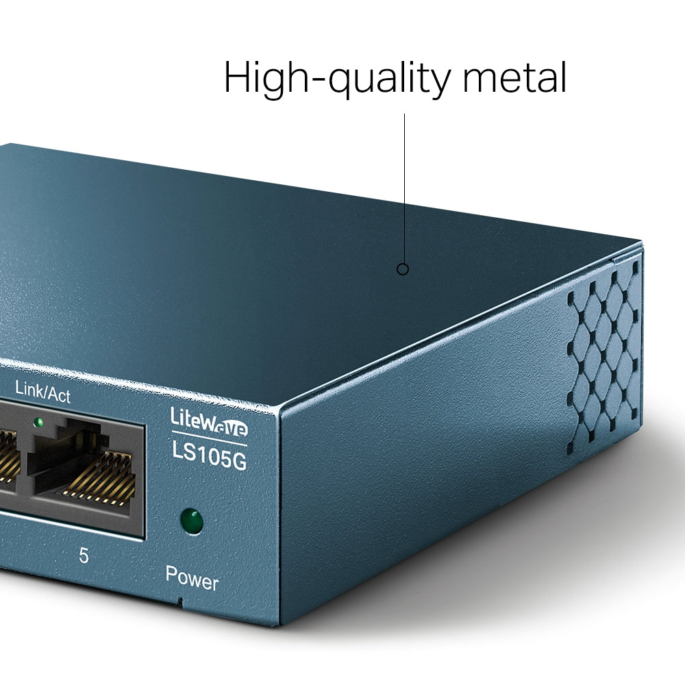 Switch 8 Puertos TP link Gigabit LS108G Metal