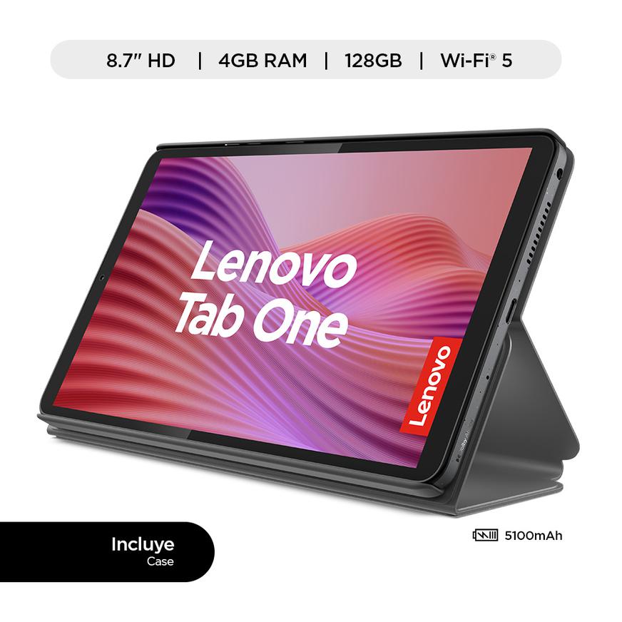 TABLET LENOVO TAB ONE 4GB RAM - 128GB ALMACENAMIENTO+FOLIO-WIFI