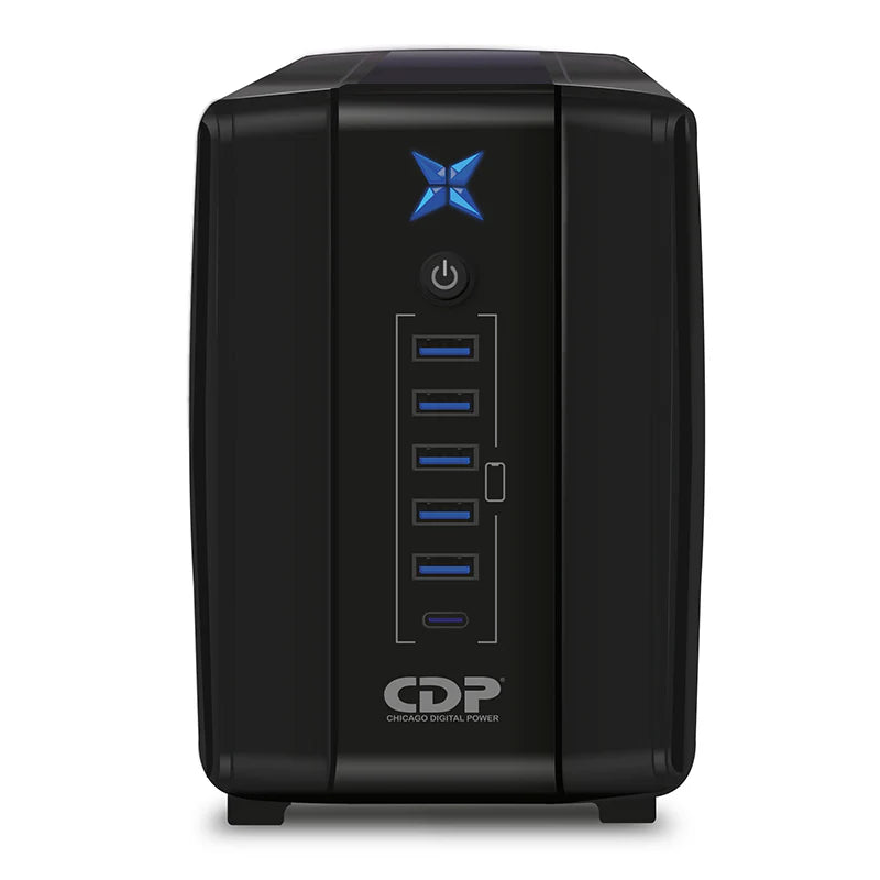 UPS 750VA(375W) CDP R-UPR758I 5-USB interactiva